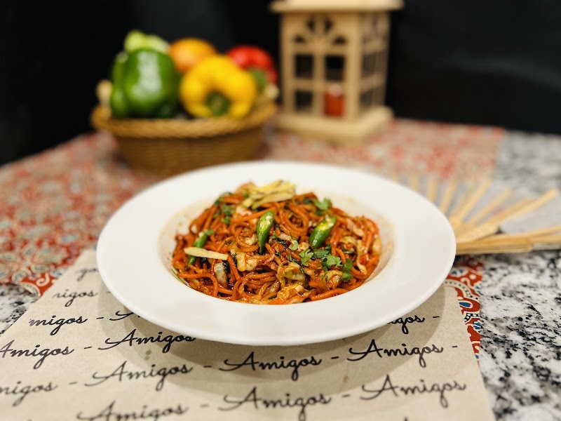 Amigos Café and Restaurant - Amigos Café and Restaurant Ring Road, Khajarana Square, Next to MPEB power house, shubh laabh residency, Shubh Labh Residency, Indore, Madhya Pradesh 452018, India