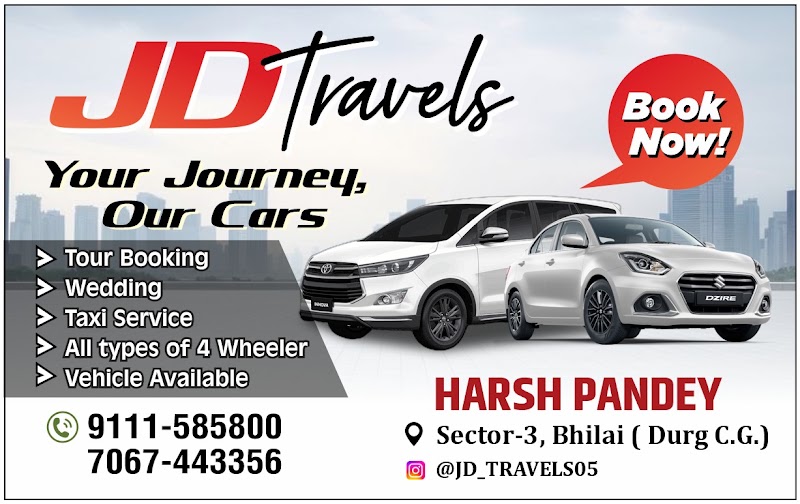 JD TRAVELS - JD TRAVELS, Police line, Sector 3, Bhilai, Chhattisgarh 490001, India