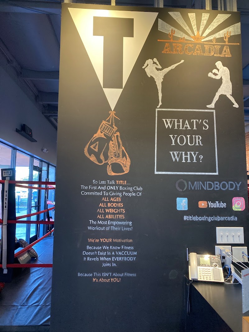 TITLE Boxing Club Arcadia - TITLE Boxing Club Arcadia 3031 E Indian School Rd #19, Phoenix, AZ 85016, USA