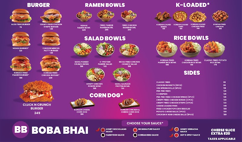 Boba Bhai- Korean Street Food, Korean Bubble Tea, Korean Burgers, Ramen - Boba Bhai- Korean Street Food, Korean Bubble Tea, Korean Burgers, Ramen, 45-B, Shankar Rao Naram Path, Lower Parel West, Lower Parel, Mumbai, Maharashtra 400013, India