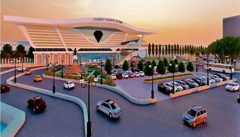 Dhanbad Railway Station - Dhanbad Railway Station, QCVH+37W, Junction, Pandey Muhalla, Dhanbad, Jharkhand 826007, India