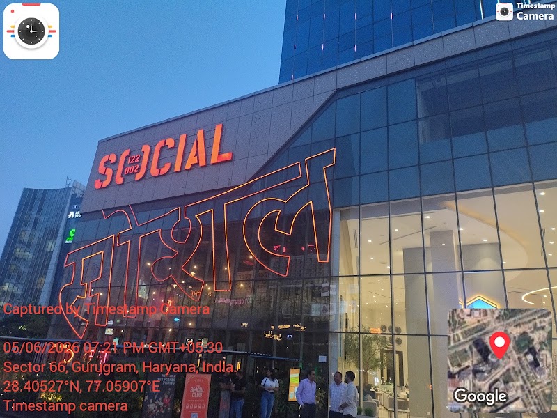 IFC Social - IFC Social Shop No. R3, Ground & Mezzanine, M3M IFC, Golf Estate Rd, Badshahpur, Sector 66, Gurugram, Haryana 122002, India