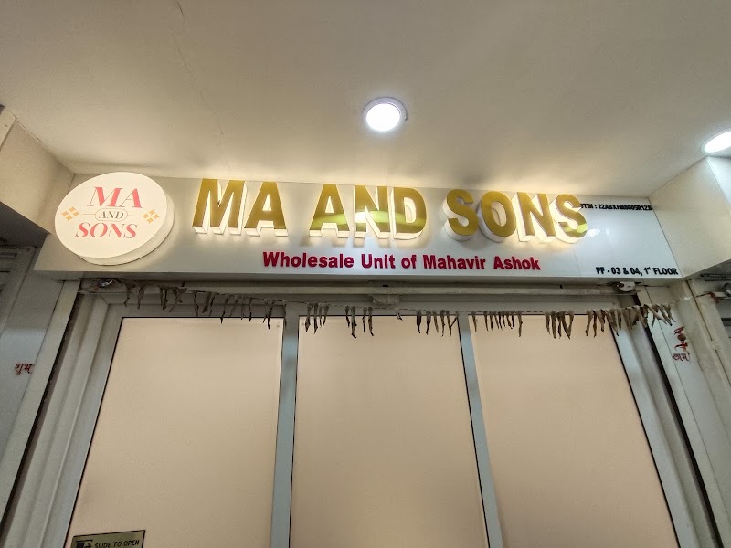 M.A. and Sons - M.A. and Sons, Shop No: FF, 1st Floor, Manek Towers, 3 & FF-4, Edward Rd, Sadar Bazar, Raipur, Chhattisgarh 492001, India