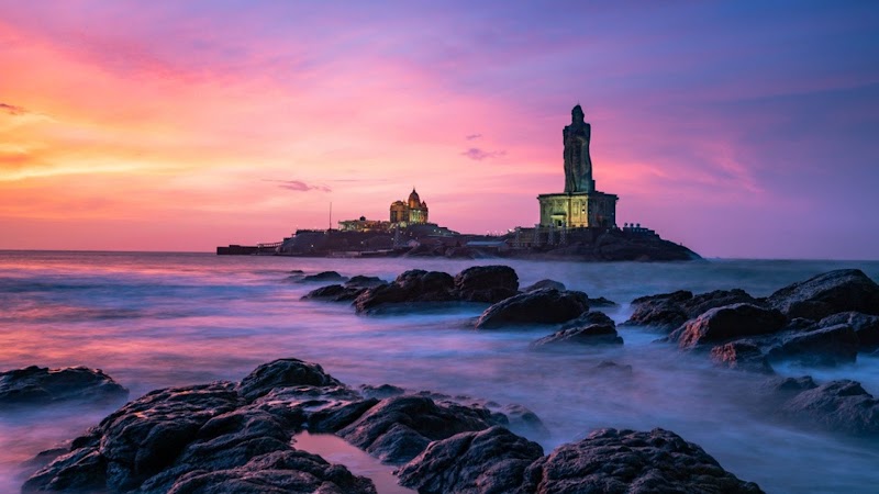 Kanyakumari beach - Kanyakumari beach, Vavaturai Beach Rd, Kanniyakumari, Tamil Nadu 629702, India