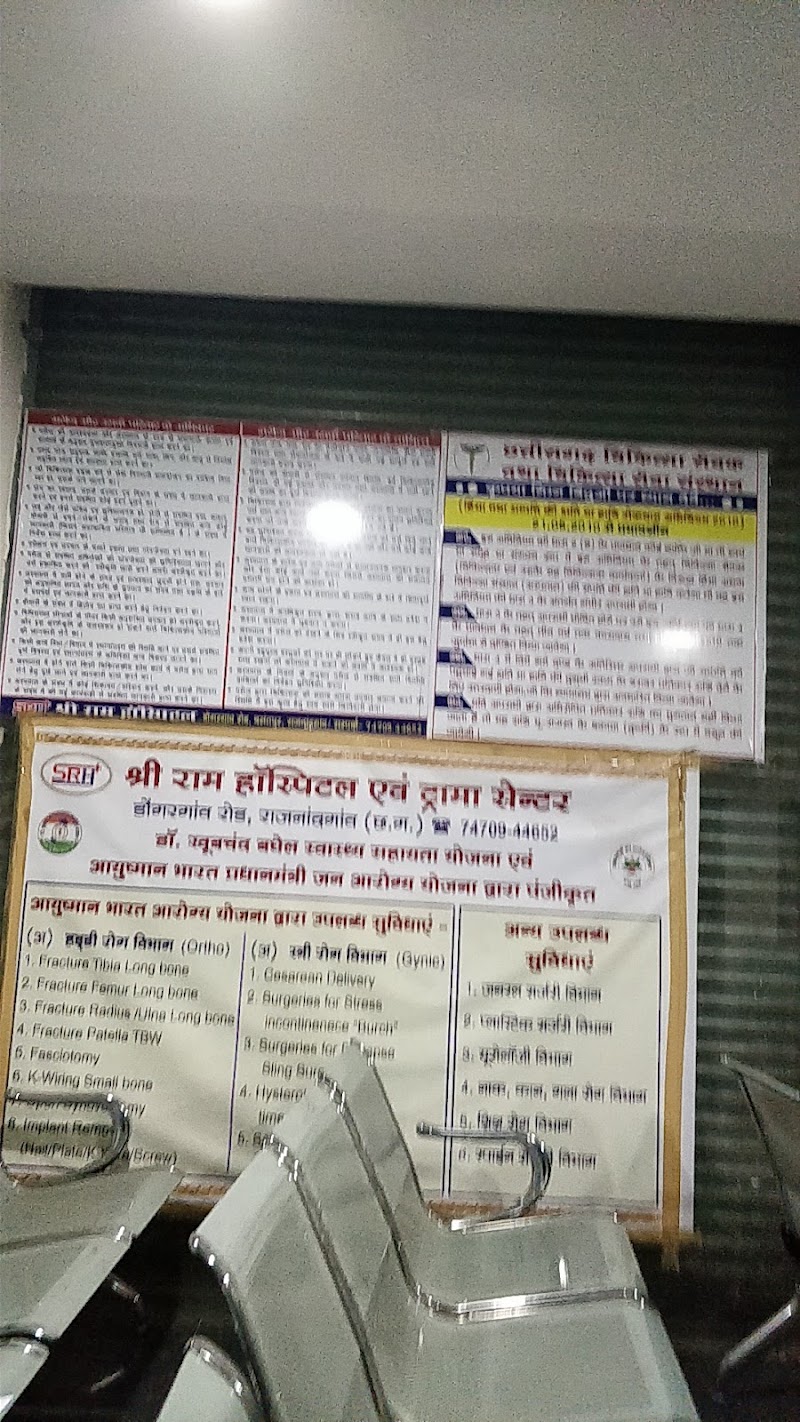 shree ram hospital - Shree Ram Hospital, Dongargaon Rd, in front of Green City, Basantpur, Rajnandgaon, Chhattisgarh 491441, India