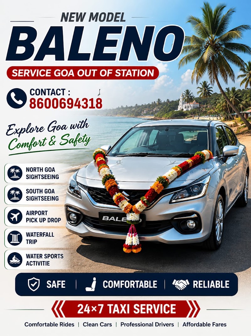 Taxi for Goa - Cab Service - Taxi for Goa - Cab Service, HRM2+H3G Jyoti Niwas, D’Mello Vaddo, Sateri Nagar Colony, Canca, Parra, Goa 403510, India
