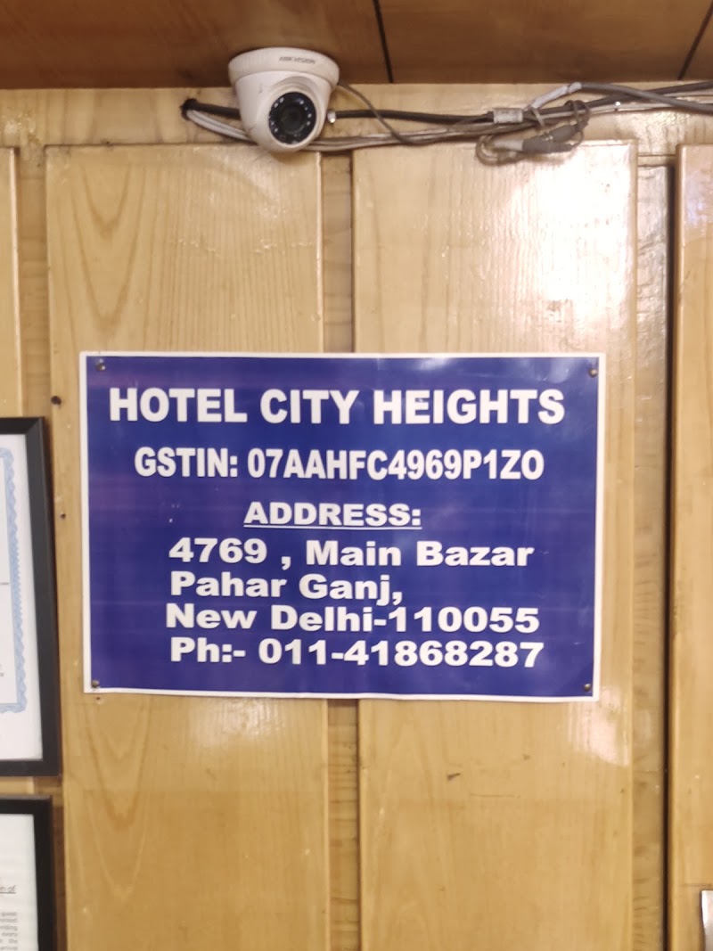 Hotel City heights - Hotel City heights Main Bazar Rd, near hari piorko, Bazar Sangatrashan, Ratan Lal Market, Aram Bagh, Paharganj, New Delhi, Delhi 110055, India