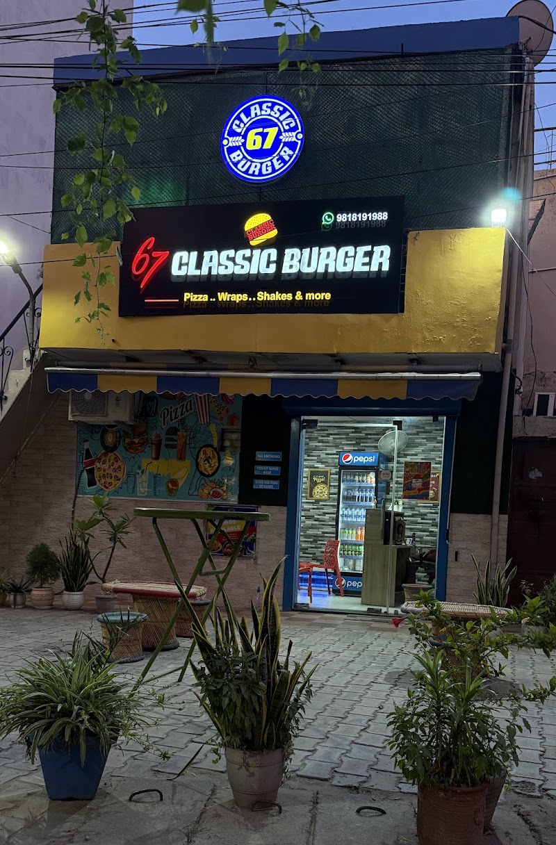 67 Classic Burger - 67 Classic Burger, Main, 327/3, Bus Stand Rd, Prem Nagar, Sector 13, Gurugram, Haryana 122001, India