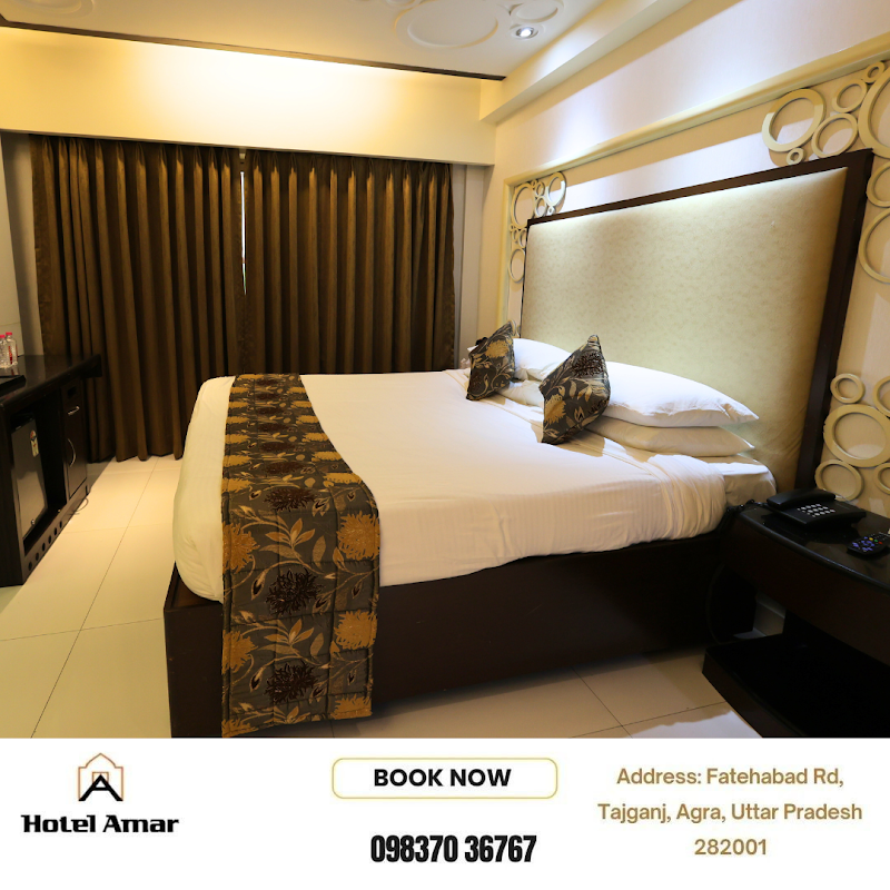 Hotel Amar - Hotel Amar Fatehabad Rd, Tourist Complex Area, Near Man Singh Palace, Vibhav Nagar, Tajganj, Agra, Uttar Pradesh 282001, India