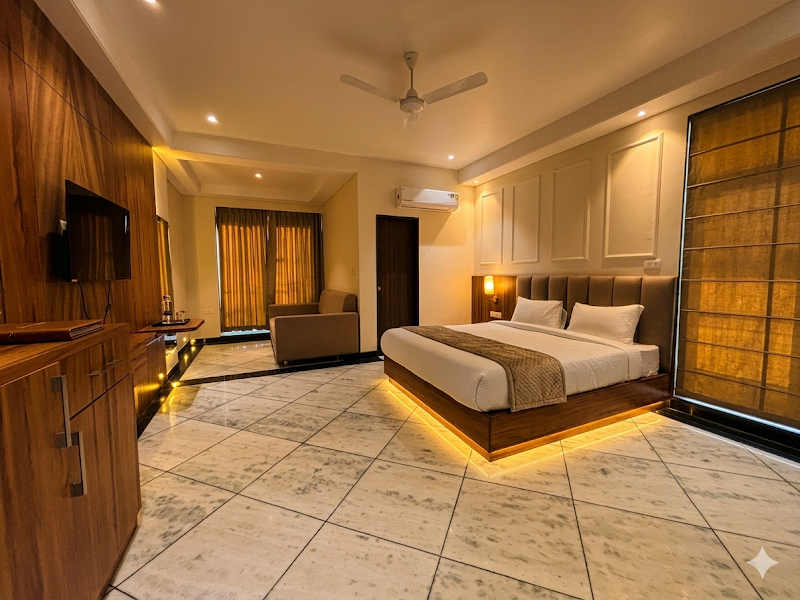 Hotel Saaj Mansion - Hotel Saaj Mansion 147, Gopalpura Bypass Rd, near Riddhi Siddhi Circle, opposite Manglam Electronic Market, Keshav Vihar, Arjun Nagar, Jaipur, Rajasthan 302015, India