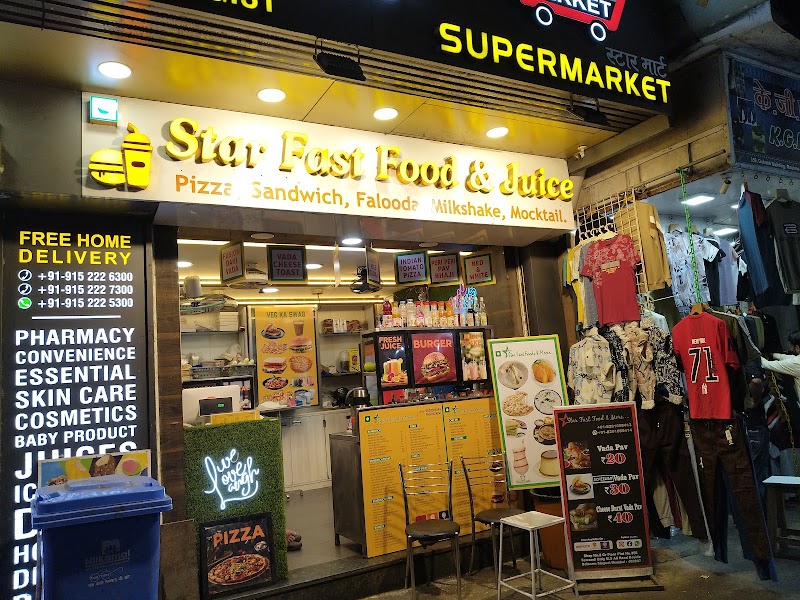 Star Fast Food & Juice - Star Fast Food & Juice, Shop No. 2, Ground Floor, Plot, Ferzandi Building, 355, Maulana Shaukat Ali Road, beside Balaram Street, Grant Road East, Signal, Girgaon, Mumbai, Maharashtra 400007, India