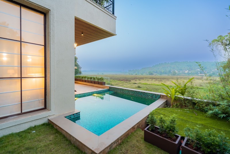 ELIVAAS Signature Verde Villa - 4 BHK Villa with Private Pool in Goa - ELIVAAS Signature Verde Villa - 4 BHK Villa with Private Pool in Goa, HR97+78 Villa 3, Guirim Village, Guirim, Taluka, Goa 403510, India