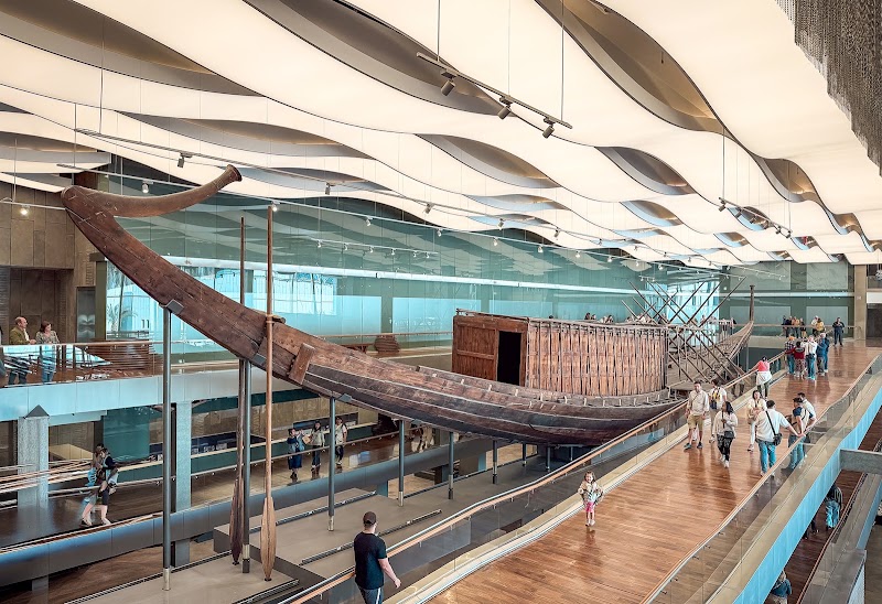 The Grand Egyptian Museum - The Grand Egyptian Museum, X4VF+V38, Cairo - Alexandria Desert Rd, Kafr Nassar, Al Haram, Giza Governorate 3513203, Egypt