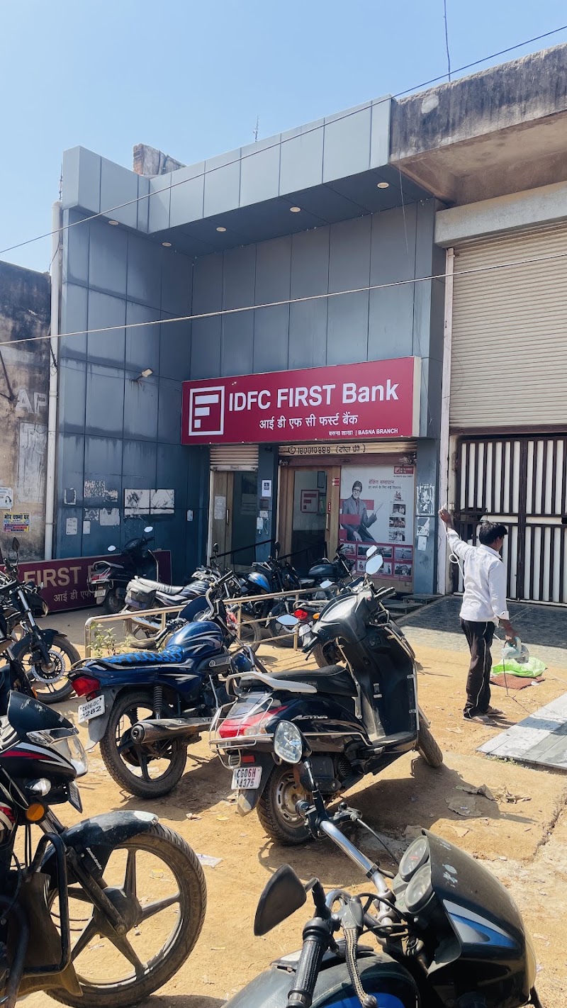 IDFC FIRST Bank - Basna Branch - IDFC FIRST Bank - Basna Branch, Khasra No 111/1, Ambe Plaza, 94/2, PP Road, opposite Gayatri Mandir, Basna, Bansula, Chhattisgarh 493554, India