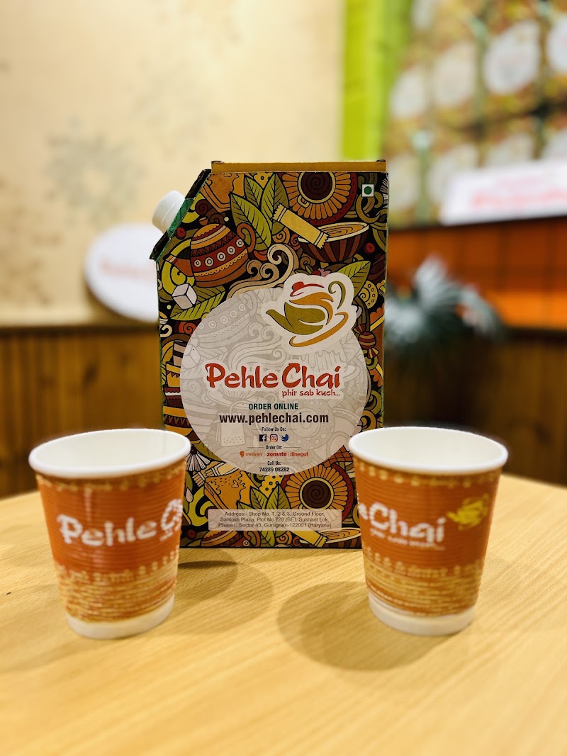 PEHLE CHAI - PEHLE CHAI PLOT NO 728, SHOP NO 1, GROUND FLOOR, SANTOSH PLAZA, 2 & 3, Sushant Lok Phase I, Sector 27, Gurugram, Haryana 122001, India