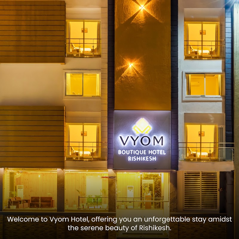 Vyom Boutique Hotel Rishikesh - Vyom Boutique Hotel Rishikesh NH 58, Badrinath Marg, Tapovan, Rishikesh, Uttarakhand 249192, India
