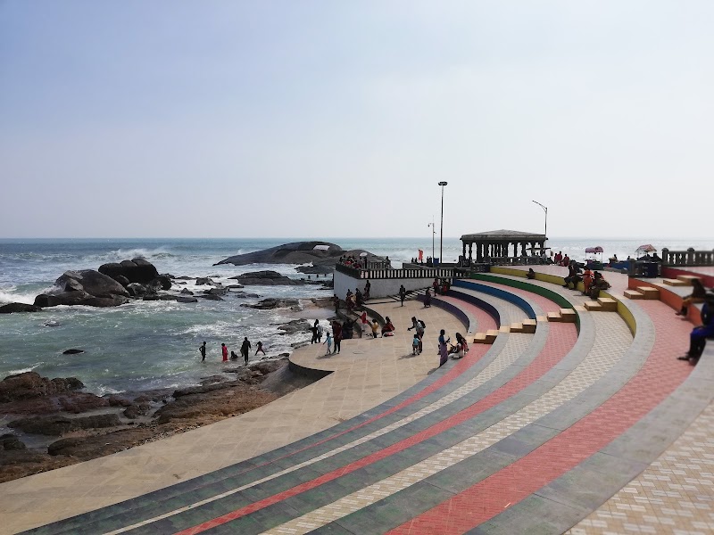 Indira Point - Indira Point, last, rock indian ocean, Kanniyakumari, Tamil Nadu, India