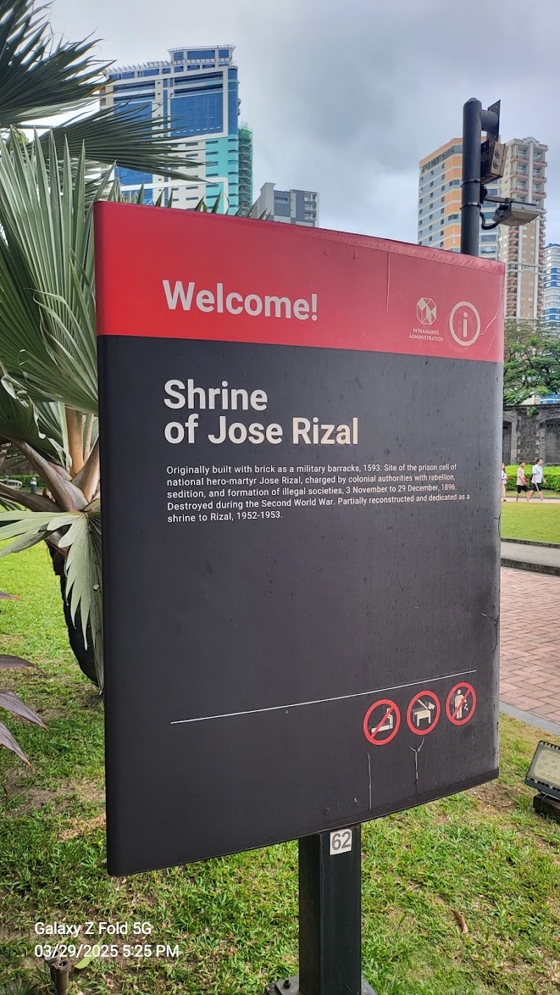 Rizal Shrine - Rizal Shrine, Fort Santiago, 53 General Luna St, Intramuros, Manila, 1002 Metro Manila, Philippines