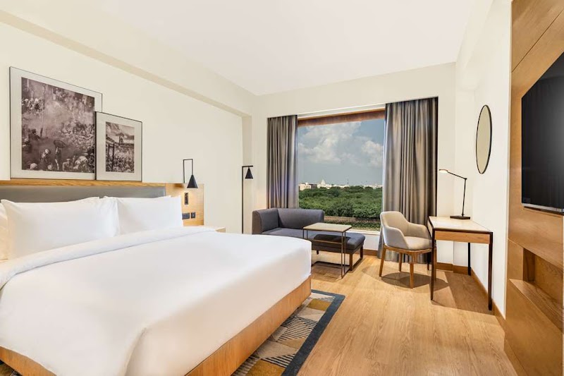 Radisson Hotel Vrindavan - Radisson Hotel Vrindavan, Parking, Vrindavan Road, opp. Rukmani Vihar, Chhatikara, Vrindavan, Uttar Pradesh 281121, India