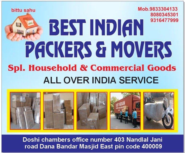 Movers and packers in Mumba - Movers and packers in Mumba, Shop Number 403, Nandlal Jain Road, Mandvi, Mumbai, Maharashtra 400009, India