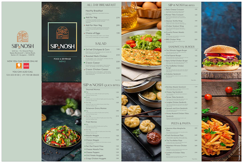 CAFE SIP n NOSH - CAFE SIP n NOSH Ground Floor 15, Spaze Boulevard-1, Badshahpur Sohna Rd, near Vetic Pet Clinic, Malibu Towne, Sector 47, Gurugram, Haryana 122018, India