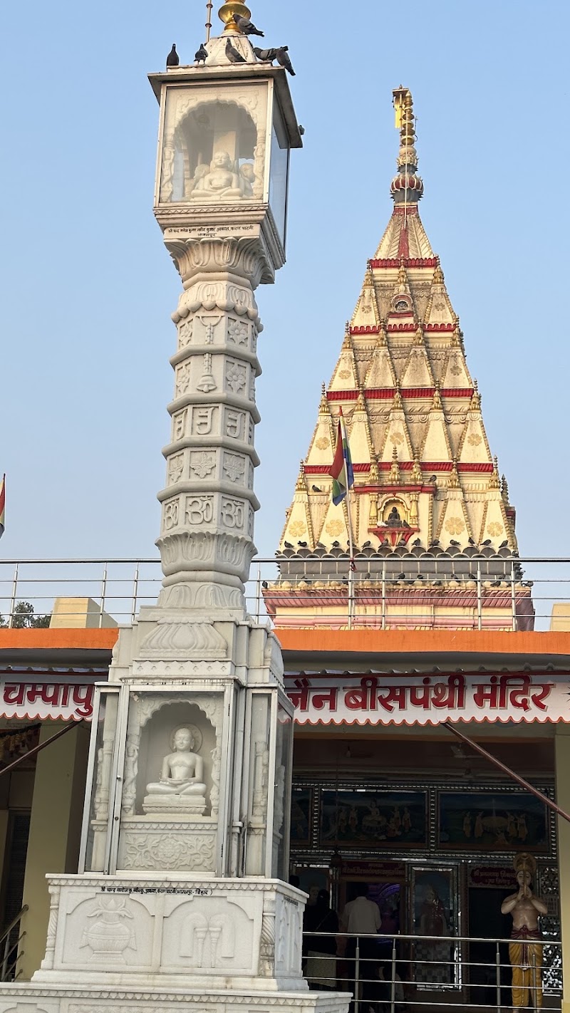 Shri Champapur Digambar Jain Siddhakshetra Mandir - Shri Champapur Digambar Jain Siddhakshetra Mandir, Jain Mandir Ln, Nathnagar, Bhagalpur, Bihar 812006, India