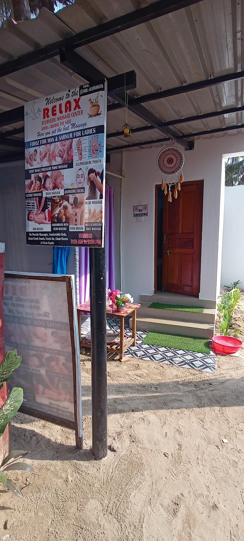 Firoz Relax Ayurvedic Best Massage Center - Firoz Relax Ayurvedic Best Massage Center Ourem Rd, behind The Nest Restaurant, Mohanbagh, Palolem, Canacona, Goa 403702, India