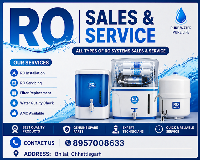 Ro sales and service bhilai chattisgarh - Ro sales and service bhilai chattisgarh, Durgpara, Supela, Bhilai, Chhattisgarh 490026, India