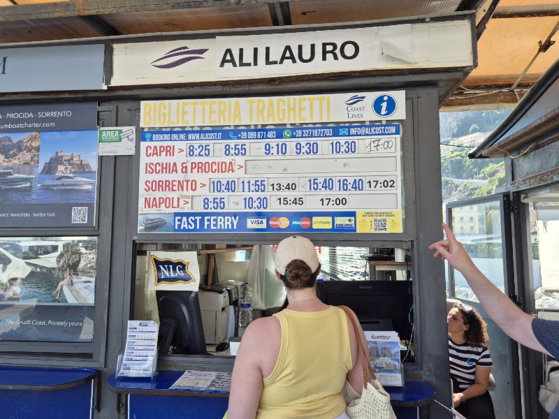 Alicost Ticket-Office Capri-Ischia-Procida - Alicost Ticket-Office Capri-Ischia-Procida, Molo Cassone, 84011, Via Lungomare dei Cavalieri, 74, 84011 Amalfi SA, Italy