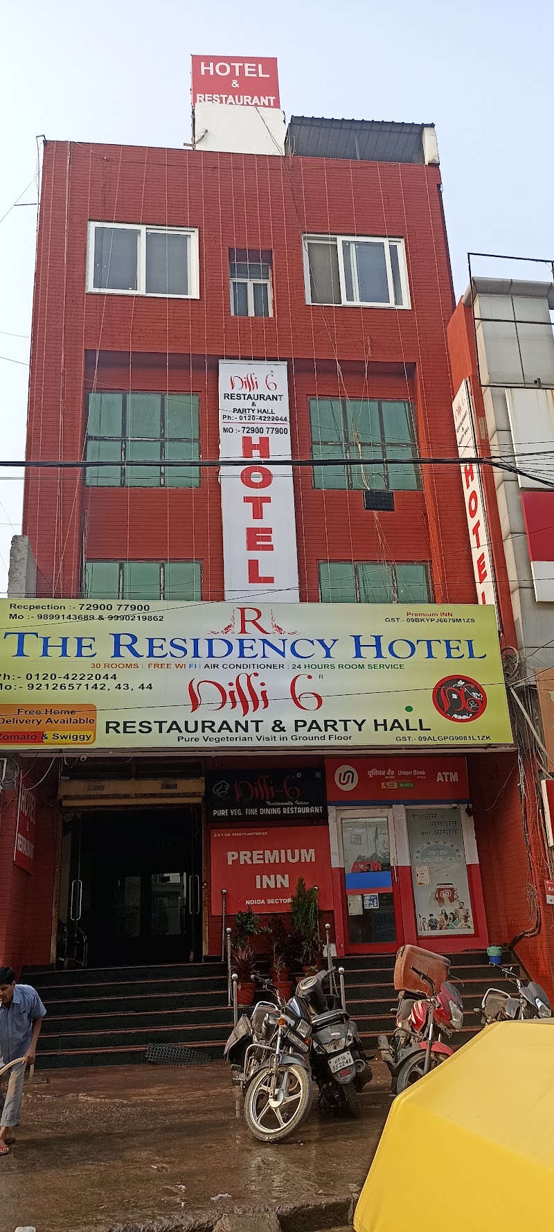 The Residency By Premium INN - The Residency By Premium INN Premium inn sector 15, metro pillar no 32, above Dilli6 restaurant, opposite Priya Gold Biscuts, FactoryNaya Bans, Naya Bans Village, Sector 15, Noida, Uttar Pradesh 201301, India