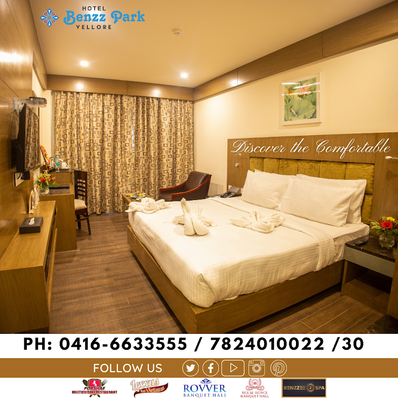 Hotel Benzz Park - Hotel Benzz Park 4, Thottapalayam Pillayar Koil St, Thottapalayam, Vellore, Tamil Nadu 632004, India