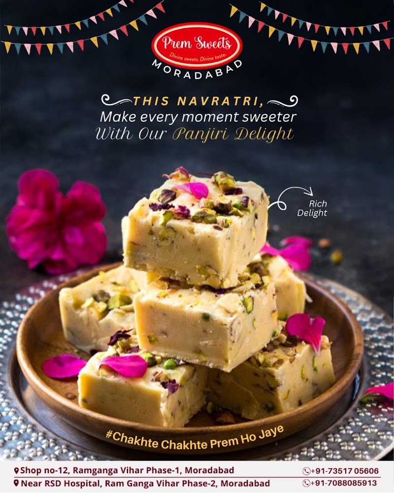 Prem Sweets And Bakers - Prem Sweets And Bakers Prem Sweets, Kanth Rd, Ashiyana Colony, Ram Ganga Vihar, Moradabad, Uttar Pradesh 244105, India
