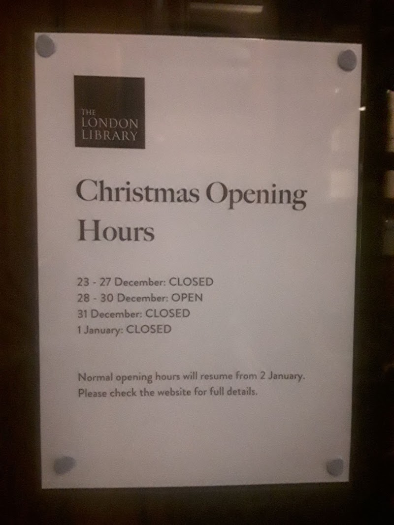 The London Library - The London Library 14 St James's Square, London SW1Y 4LG, UK