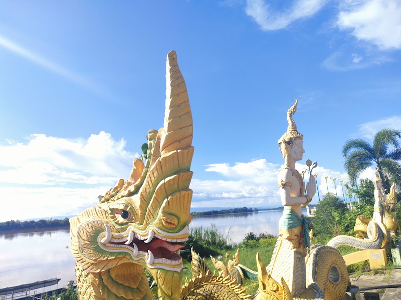 Naga fireballs viewing point Wat Thai - Naga fireballs viewing point Wat Thai, 23FG+RC4 Unnamed Rd Tambon Chumphon, Amphoe Phon Phisai, Chang Wat Nong Khai 43120, Thailand
