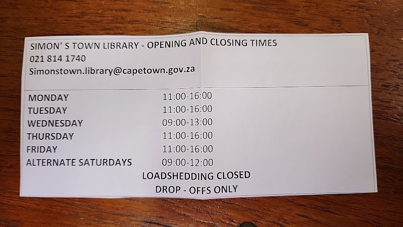 Simon's Town Public Library - Simon's Town Public Library, St George's St, Simon's Town, Cape Town, 7975, South Africa