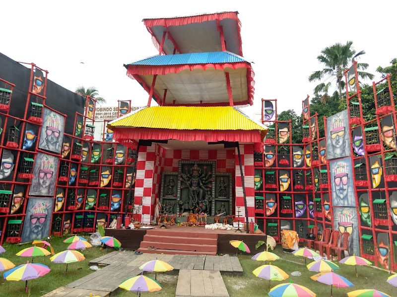 Taltala Durga Puja Pandal - Taltala Durga Puja Pandal, G937+6V3, Unnamed Road, Jodhpur Park, Kolkata, West Bengal 700045, India