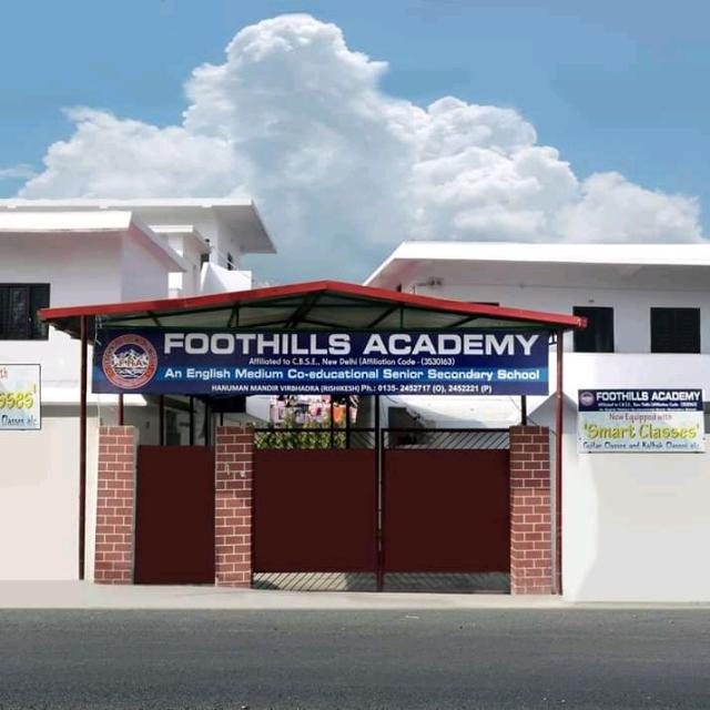 Foothills Academy - Foothills Academy, 37C2+JHQ, NH 58, Malviya Nagar, Virbhadra, Rishikesh, Uttarakhand 249202, India
