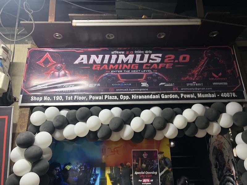 ANIMUS 2.0 GAMING CAFE - ANIMUS 2.0 GAMING CAFE Shop No, First Floor, Powai Plaza, 190, Central Ave, Hiranandani Gardens, Sainath Nagar, Powai, Mumbai, Maharashtra 400076, India